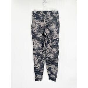 SPANX Black Wash Camo Stretch Twill Cargo Jogger Pants Small